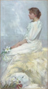 Albert Herter - Portrait of Bessie (Miss Elizabeth Newton), 1892