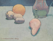 Emile Bernard - Still Life with Orange, 1887