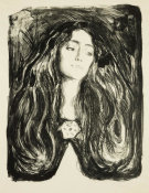 Edvard Munch - Madonna (Eva Mudocci), 1903