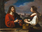 Il Guercino - Christ and the Samaritan Woman, ca. 1650
