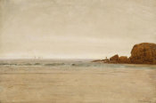 Thomas Worthington Whittredge - Beach and Rocks, 1870-1880