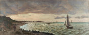 Frederic Bazille - The Beach at Sainte-Adresse, 1865