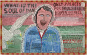 Howard Finster - What is the Soul of Man, ca. 1976