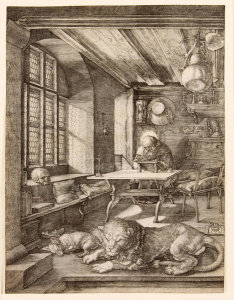 Albrecht Dürer - Saint Jerome in his Study, 1514