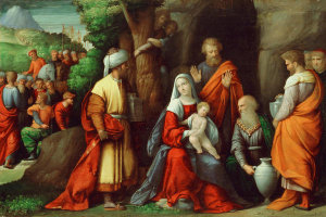 Benvenuto Tisi - Adoration of the Magi, ca. 1534