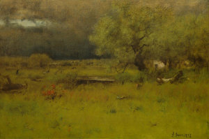 George Inness - The Passing Storm, 1892