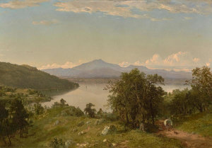 John Frederick Kensett - Camel's Hump from the Western Shore of Lake Champlain, 1852