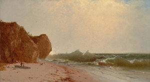 John Frederick Kensett - The Seashore, 1863