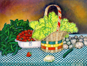 Mattie Lou O'Kelley - Spring Vegetable Scene, 1968