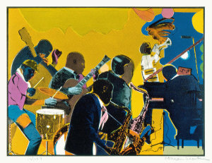 Romare Bearden - Jazz, 1980