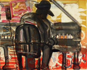 Romare Bearden - Reminiscing on the Ivories, 1976-1978