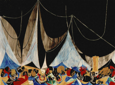 Jacob Lawrence - Marionettes, 1952