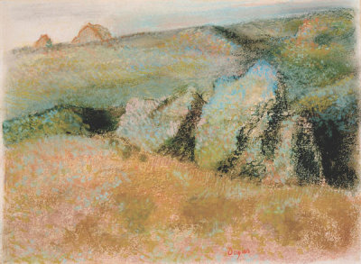 Edgar Degas - Landscape with Rocks, 1892