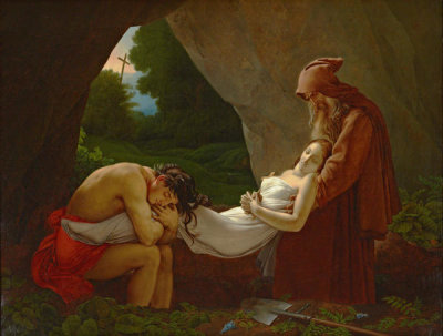 Anne-Louis Girodet - The Funeral of Atala, ca. 1811